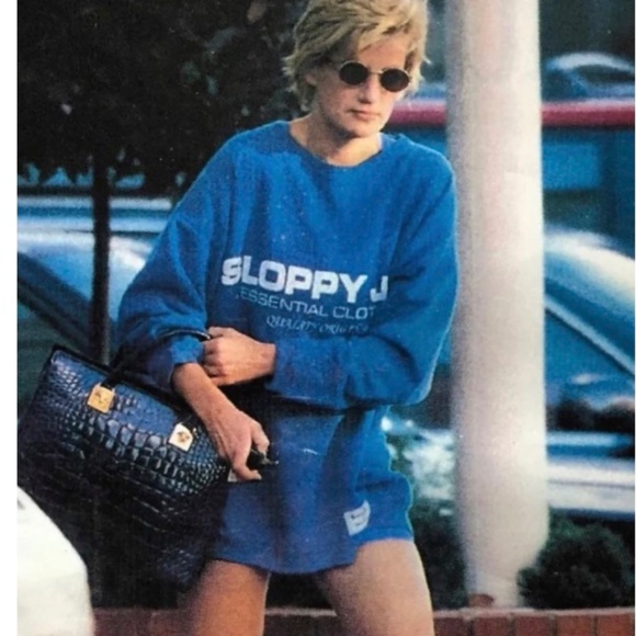 Sloppy Joe 05 Classic Square Sweatshirt – Navy Wash -Size 2 -100% Organic Cotton - Picture 4 of 11